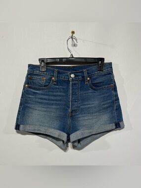 Levi's High-Rise Button Fly Jean Shorts Women’s Size 29 Inseam 2”